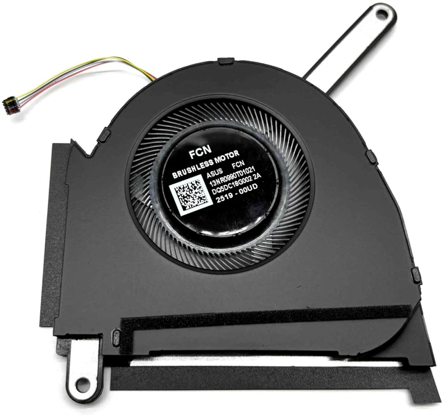Alt view image 4 of 4 - New CPU + GPU Fan for ASUS TUF Dash 15 (2022) FX517ZM FX517ZR