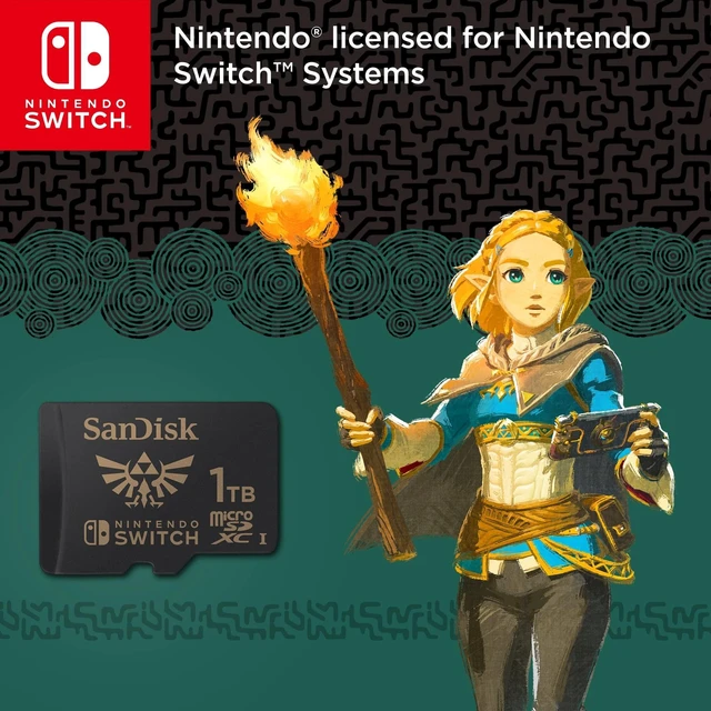 Alt view image 4 of 5 - SANDISK 1TB microSD Card, Legend of Zelda Edition
