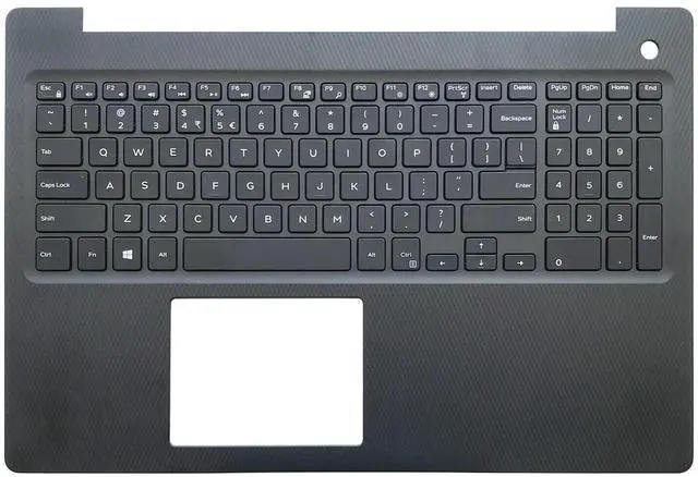 Main image of LTPRPTS Replacement Laptop Upper Case Palmrest Non-Backlit Keyboard Assembly Part for Dell Inspiron 15 3000 3583 P4MKJ 0P4MKJ Black