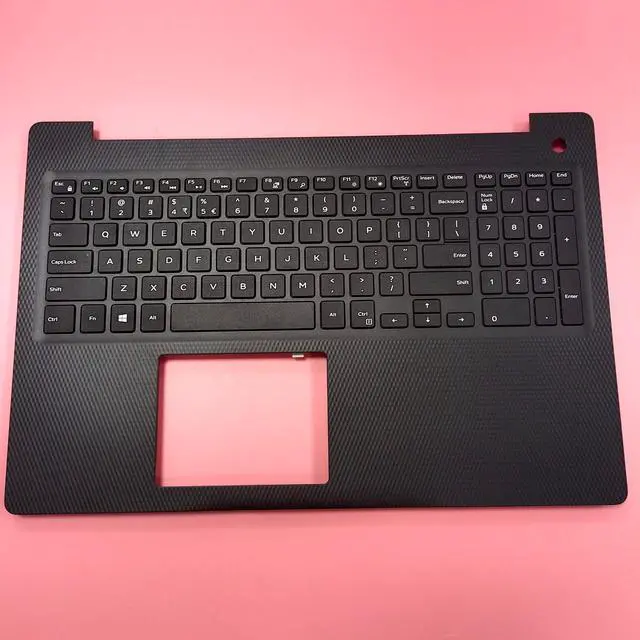 Alt view image 3 of 5 - LTPRPTS Replacement Laptop Upper Case Palmrest Non-Backlit Keyboard Assembly Part for Dell Inspiron 15 3000 3583 P4MKJ 0P4MKJ Black