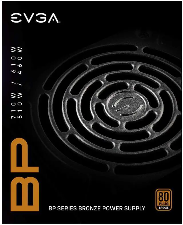 Alt view image 2 of 5 - EVGA 610 BP, 80+ BRONZE 600W + 10W, 3 Year Warranty, Power Supply 100-BP-0610-K1