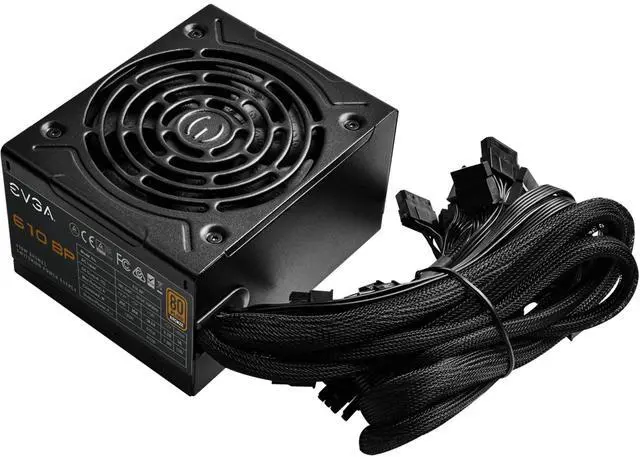 Alt view image 4 of 5 - EVGA 610 BP, 80+ BRONZE 600W + 10W, 3 Year Warranty, Power Supply 100-BP-0610-K1