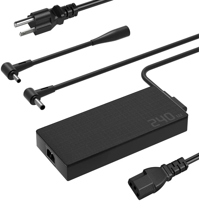 Alt view image 2 of 5 - LIFKAHY 240W Laptop Charger Compatible with Asus ROG Zephyrus G14 G15 M16 G16 S15 S17 ROG Flow X16 ROG Strix Scar 15,TUF Gaming A15 A17 F15 F16 F17 AD240-00E ADP-240EB B Gaming Laptop 20V/12A Adapt
