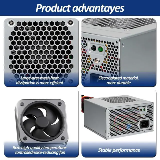 Alt view image 4 of 5 - Upgraded HU460AM-01 WC1T4 D460AM-03 460W Power Supply Compatible with Dell XPS 7100 8000 8100 8300 8500 8700 8900 8910 8920 8930 Alien-Ware Aurora R5 R6 R7