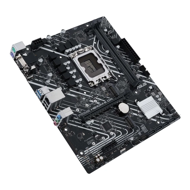 Alt view image 5 of 5 - ASUS Prime H610M-E D4-CSM Intel LGA 1700 Micro ATX DDR4 Motherboard