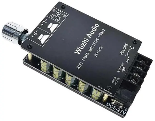 Alt view image 5 of 5 - 2pcs ZK-1002 100WX2 200W 5.0 Amplifier Board100W+100W Stereo Dual Channel Amp Board Audio for Home DIY Speakers