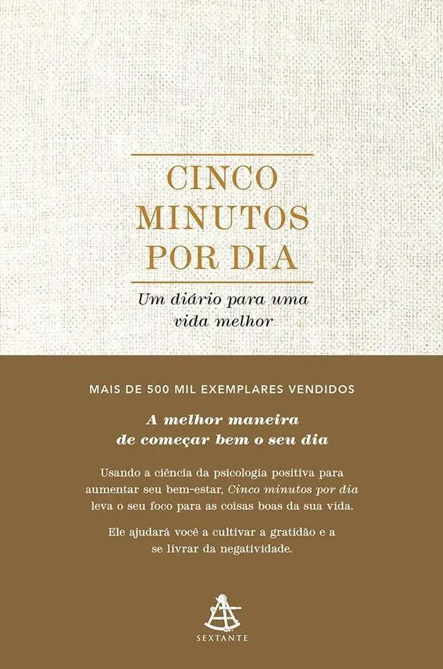 Main image of Cinco minutos por dia - Um diario para uma vida melhor (Em Portugues do Brasil)