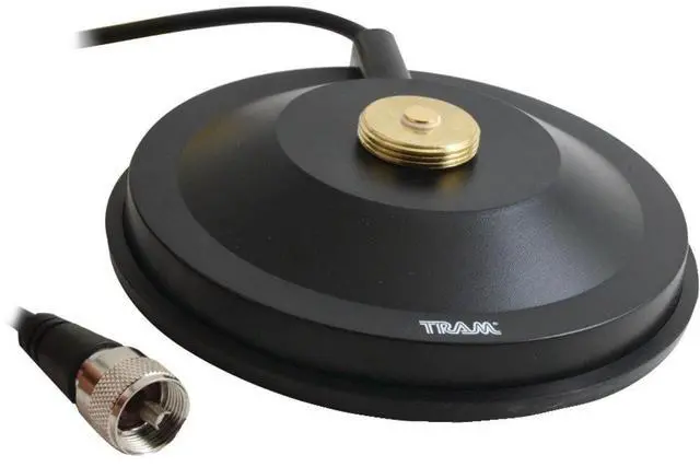 Main image of Tram Browning 1267R Magnet-NMO-Mount With Rubber Boot, 5 1/2-Inch , Black