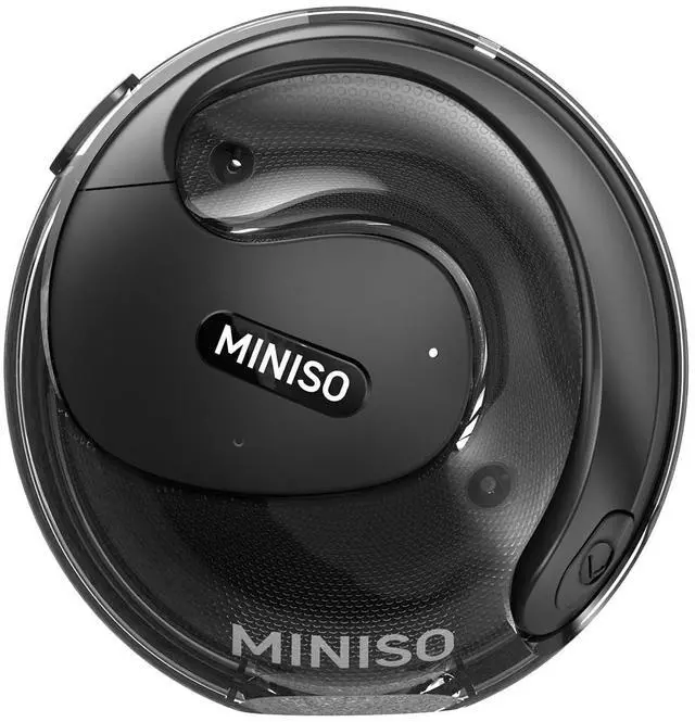 Main image of MINISO AI Translator Earbuds, X15 PRO AI Language Translator Headphones Bluetooth Earbuds for Listening to Music & Calling Support 135 Languages (Black Blue)