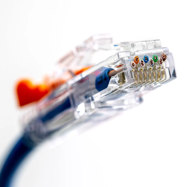 Alt view image 5 of 5 - NTW Gold Plated Lockable CAT6 RJ45 Pass Through Connectors (50 Pack), EZ to Crimp Modular Plug with Boots for Solid or Stranded UTP 23/24 AWG Cable