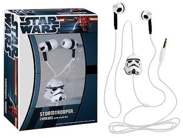 Main image of Headphones Star Wars Stormtrooper Earbuds with Microphone