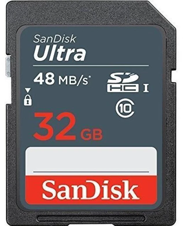 Main image of SanDisk Ultra 32GB SDHC Class 10 UHS-1 48MB/s Memory Card
