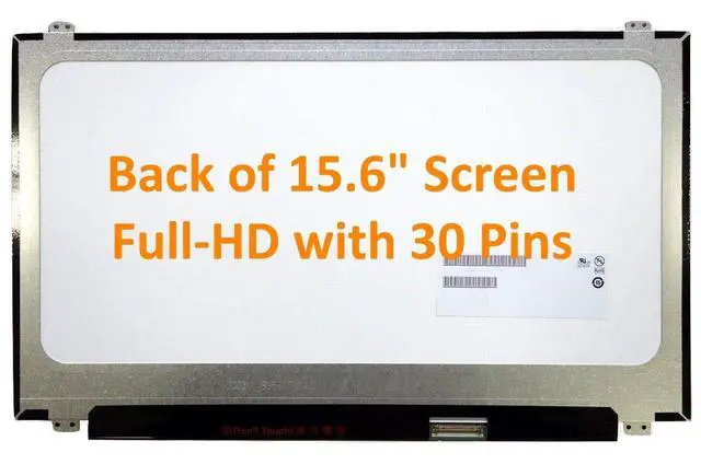 Alt view image 3 of 5 - FULLCOM New LCD Replacement Screen 15.6 Inch N156HGA-EAL FHD 1920x1080 (with Brackets) 30 Pin Matte for Laptop/Display/Screen/LCD Application