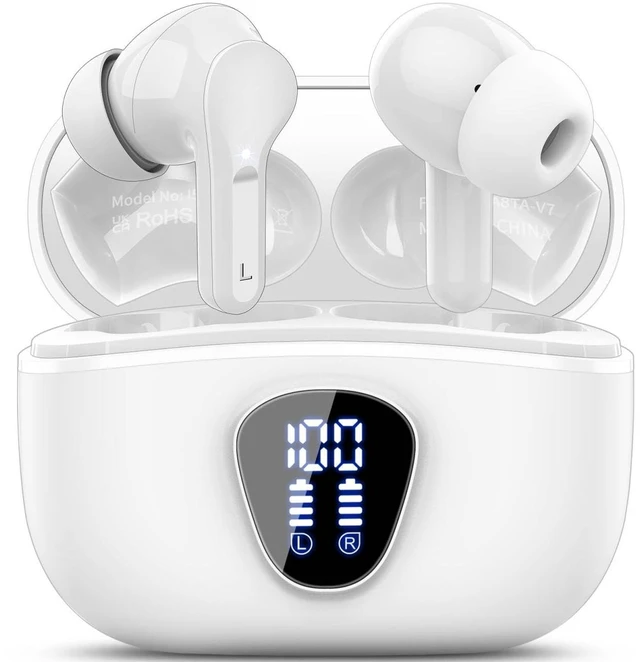 Main image of Wireless Earbuds, Bluetooth 5.4 Headphones HiFi Stereo, Bluetooth Earbuds