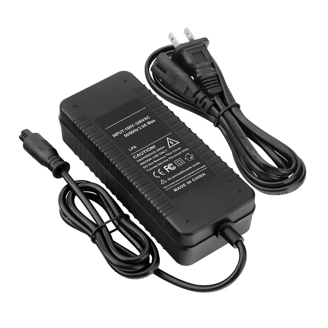 Alt view image 3 of 4 - Acdctek 42V AC/DC Adapter Compatible with Hover-1 Drive, Maverick, Liberty, Helix 36V Hover Board FY0184200400 42VDC 0.4A Power Supply Cord Charger