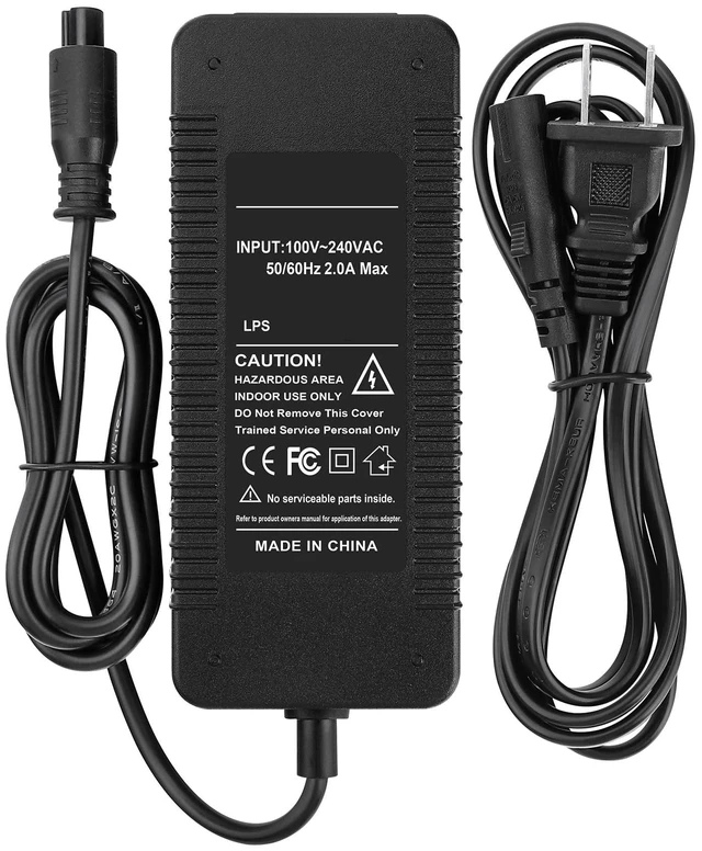 Main image of Acdctek 42V AC/DC Adapter Compatible with Hover-1 Drive, Maverick, Liberty, Helix 36V Hover Board FY0184200400 42VDC 0.4A Power Supply Cord Charger