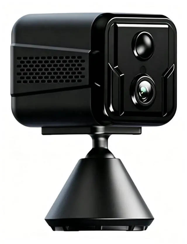 Main image of GOJOHO 1080P HD Wireless Security Camera Dual Lens 125 Wide Angle Human Detection Rechargeable Battery Camera for Home Outdoor Pet Monitor, Support Multi-Device Sharing (Black)