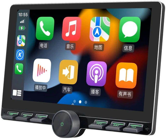 Main image of 8 Core 4+64GB 10.8" Android 15 for VW Passat Golf MK5 MK6 Jetta T5 EOS Polo Touran Seat Sharan Radio Car Stereo Touchscreen Wireless Carplay Android Auto DSP Bluetooth GPS FM with Reverse Camer
