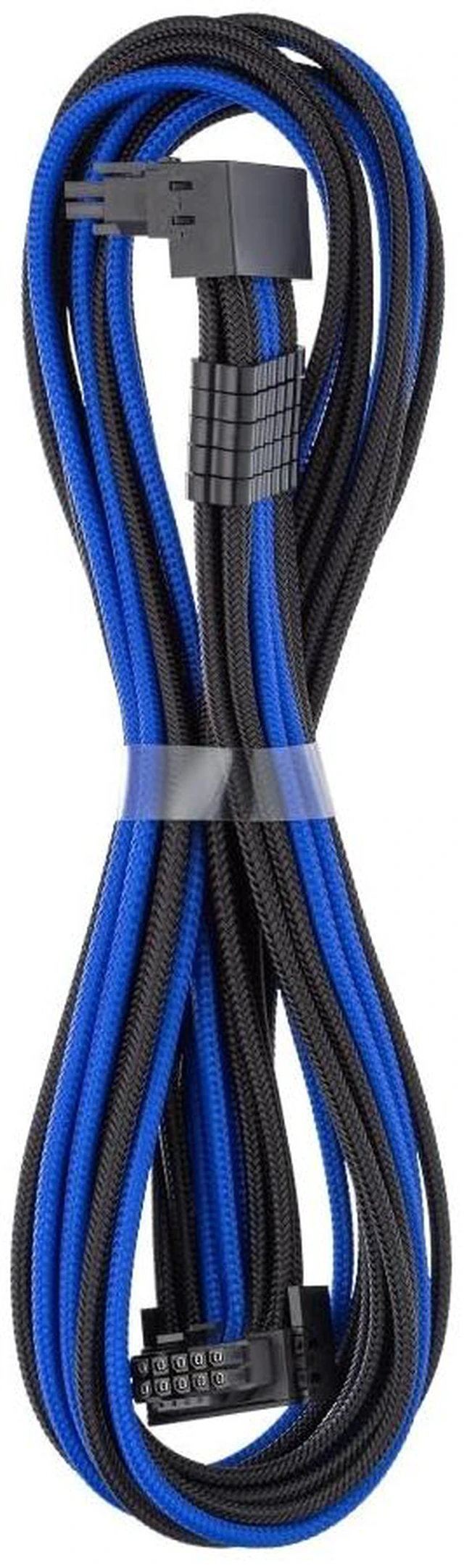 Main image of CableMod Pro ModMesh 12V-2x6 PCIe Cable for Corsair T5 (Blk+Blu, 16p,90B)