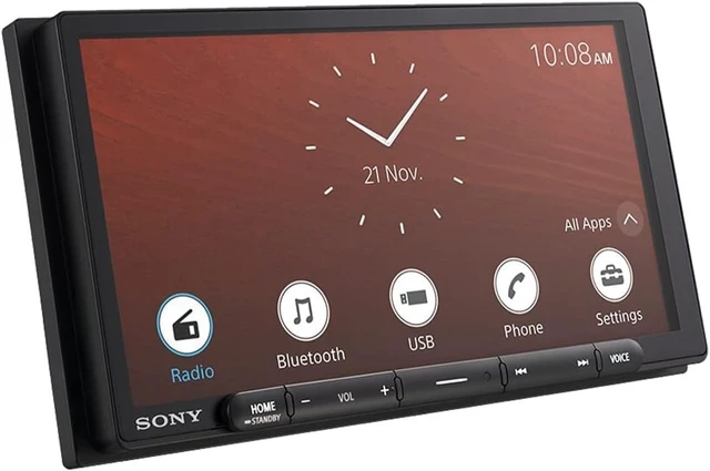 Alt view image 3 of 5 - Sony XAV-AX6000 6.95" Wireless Apple CarPlay Android Auto Media Receiver, HDMI, SiriusXM Ready, 14-Band EQ + SXV300V1 SiriusXM Vehicle Tuner Bundle