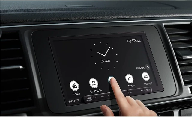 Alt view image 5 of 5 - Sony XAV-AX6000 6.95" Wireless Apple CarPlay Android Auto Media Receiver, HDMI, SiriusXM Ready, 14-Band EQ + SXV300V1 SiriusXM Vehicle Tuner Bundle