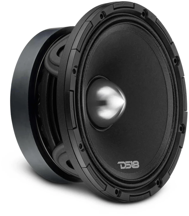 Main image of DS18 PROJECT360.64B 6.5" Bullet Midrange Speaker, 600W Max Power, 300W RMS, 4 Ohm, 98dB, 1.75" Voice Coil, Patent-Pending Rotating Recone Design for Quick Repair