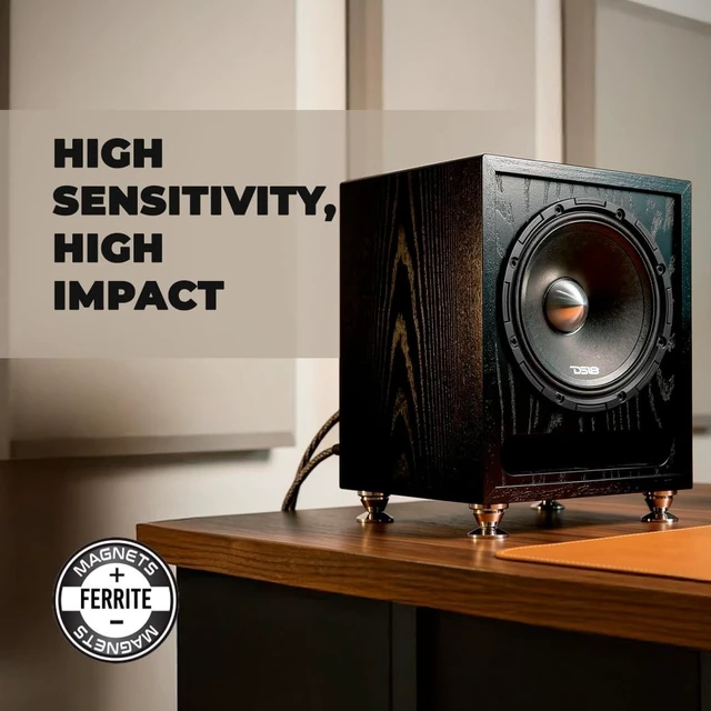 Alt view image 5 of 5 - DS18 PROJECT360.64B 6.5" Bullet Midrange Speaker, 600W Max Power, 300W RMS, 4 Ohm, 98dB, 1.75" Voice Coil, Patent-Pending Rotating Recone Design for Quick Repair