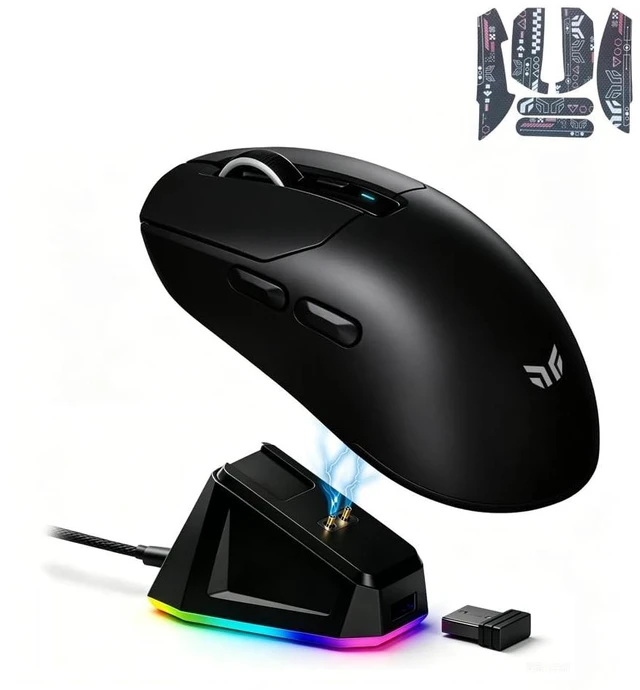 Main image of yeah magic Tyrfing V1 Tri-Mode Wireless Gaming Mouse Black