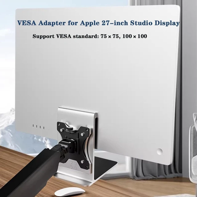 Alt view image 2 of 5 - Monitor Arm Mounting Kit Vesa Adapter for Apple 27-Inch Studio Display Supports Vesa 7575 mm and 100100 mm Durable and Long-Lasting