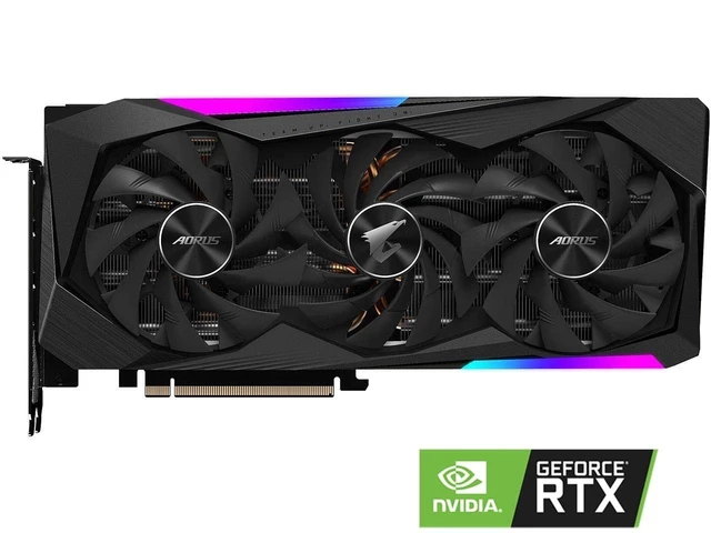 Alt view image 2 of 5 - GIGABYTE AORUS GeForce RTX 3070 Master 8G Graphics Card, 3X WINDFORCE Fans, 8GB 256-bit GDDR6, GV-N3070AORUS M-8GD Video Card