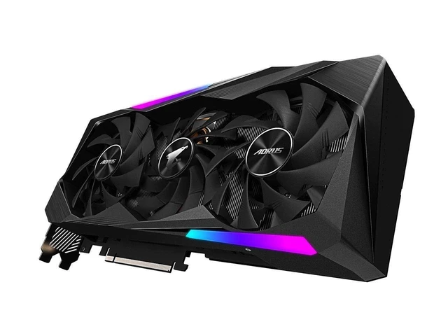 Alt view image 3 of 5 - GIGABYTE AORUS GeForce RTX 3070 Master 8G Graphics Card, 3X WINDFORCE Fans, 8GB 256-bit GDDR6, GV-N3070AORUS M-8GD Video Card