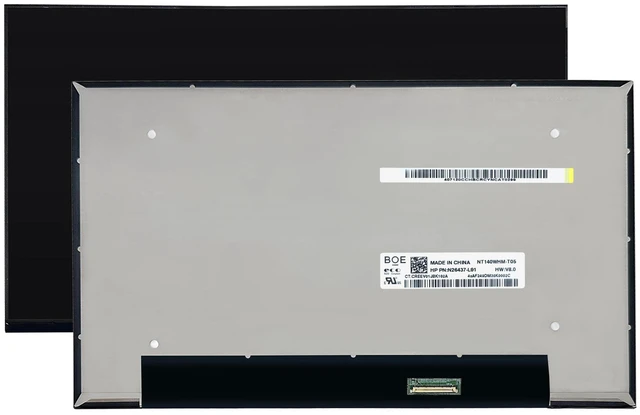 Main image of Partsatoz New 14" Laptop Screen NT140WHM-T05 V8.0 N26437-L91 HD 1366x768 TN 40Pin On-Cell Touch LCD Screen Panel LED Display Replacement for Dell for Lenovo for HP (HD Touch Screen 40Pin)
