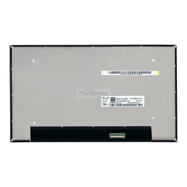 Alt view image 3 of 5 - Partsatoz New 14" Laptop Screen NT140WHM-T05 V8.0 N26437-L91 HD 1366x768 TN 40Pin On-Cell Touch LCD Screen Panel LED Display Replacement for Dell for Lenovo for HP (HD Touch Screen 40Pin)