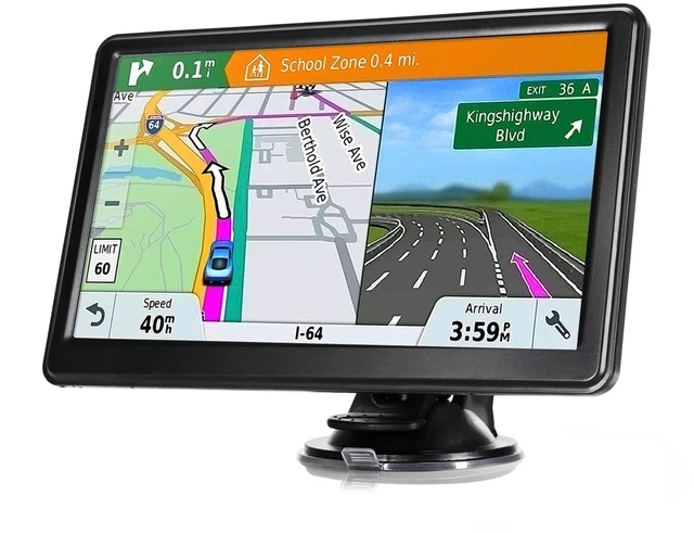 Main image of 7" Car GPS,2026 NA Lifetime Free Map,256MB+16GB Voice Speed Red Light Alert