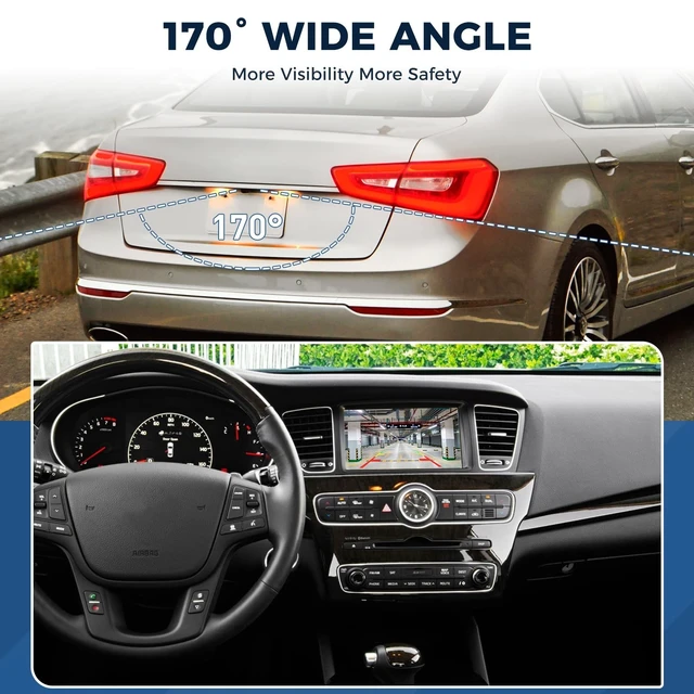 Alt view image 5 of 5 - Rearview Backup Camera OE: 95760-E8000 Fit for 2014-2016 Kia Cadenza