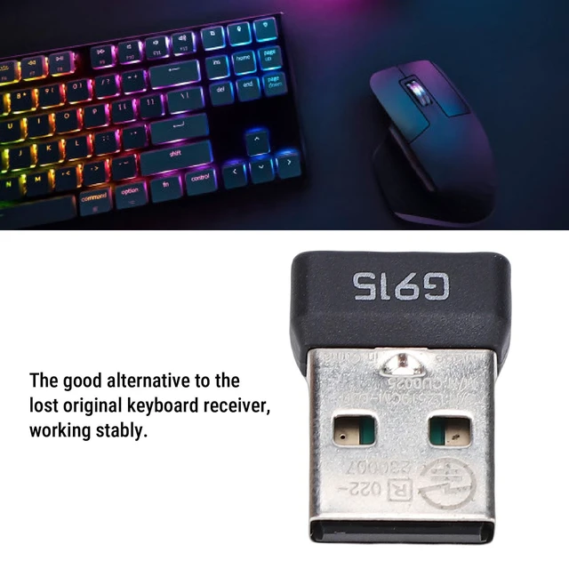 Alt view image 4 of 5 - VBESTLIFE USB Dongle Keyboard Receiver Adapter Replacement for G913 G915 G913TKL G915TKL Mechanical Gaming Keyboards