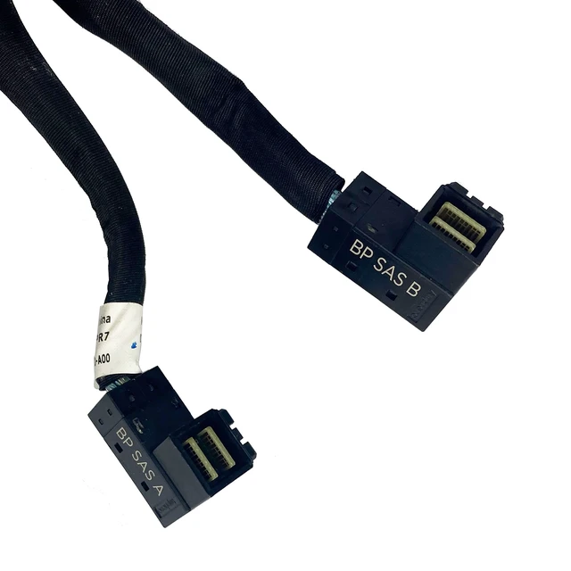 Alt view image 4 of 5 - BestParts New RAID Cable Compatible with Dell PowerEdge R640 R740 Server, Connecting 8 Bay Babkplane to H740 H730 Controller Dual Cable Length 40/60cm CVPR7