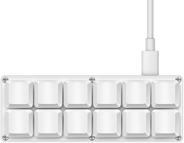 Main image of Mini 12-Key Programmable Keyboard with Hotswappable Mechanical Switches