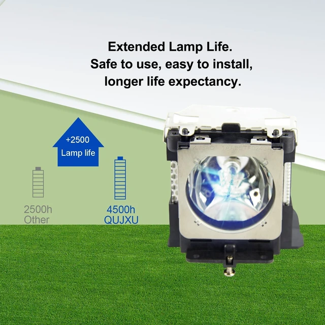 Alt view image 3 of 5 - QUJXU POA-LMP111 /POA-LMP121 Replacement Projector Lamp with Housing for Sanyo PLC-XU105 XU111 XU101 XU115 WU3800 WXU30 XU106 XU116 PLC-XE50 PLC-XK450 PLC-XL50 PLC-XL51 PLC-XL51A Projector Lamp