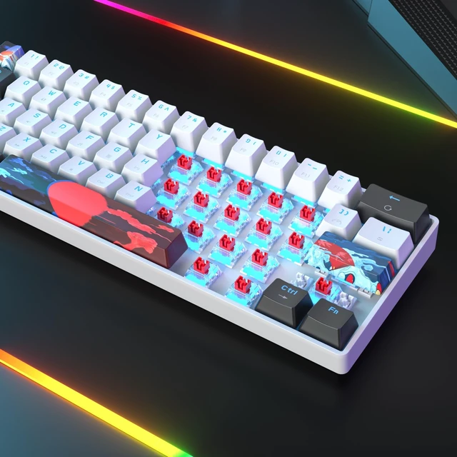 Alt view image 3 of 5 - Owpkeenthy 60% Wired Mechanical Keyboard