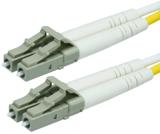 Main image of Monoprice 10Gb Fiber Optic Cable, LC/LC, Multi Mode, Duplex - 50 Meter (50/125 Type) - Aqua