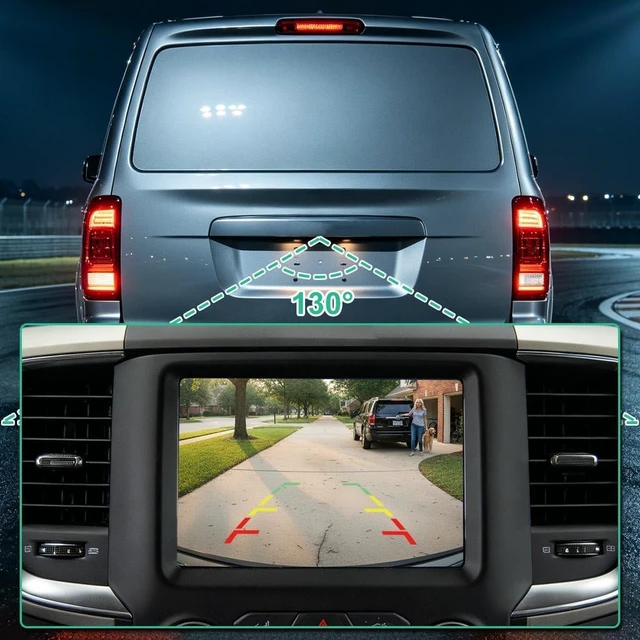 Alt view image 4 of 5 - 68170934AI OE Backup Rear View Camera Replacement for Ram Cargo 2013-2026 by GreenYi