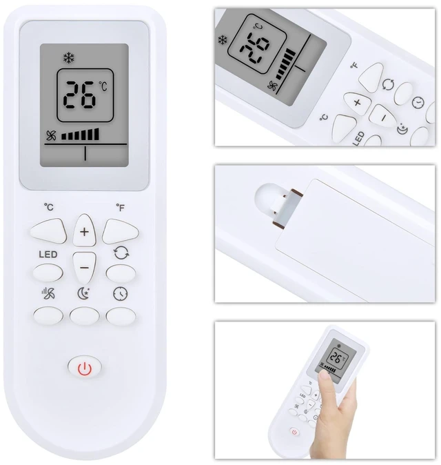 Alt view image 4 of 4 - Replacement Remote for Black+Decker Portable Air Conditioner