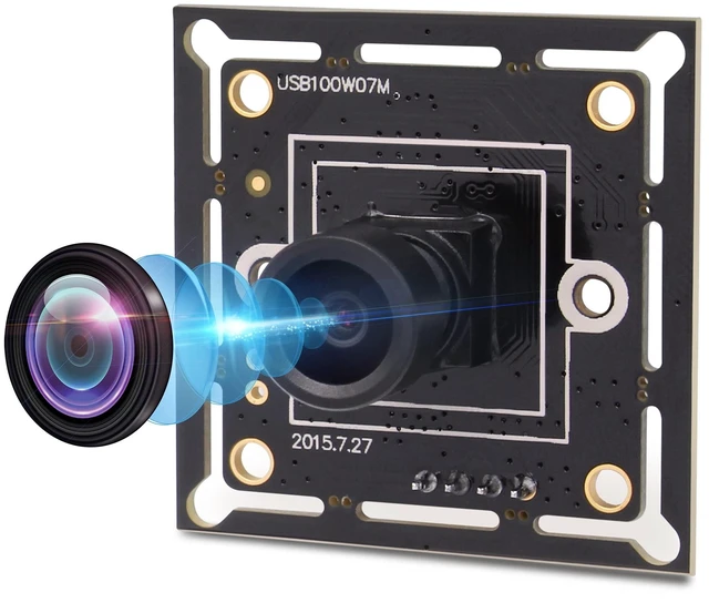 Main image of IFWATER USB Camera 720P Webcam 100 Degree Wide Angle Lens USB Camera Module for Computer Mini UVC Industrial Embedded Webcam Board USB2.0 High Speed Plug and Play for Industrial Machine Vision