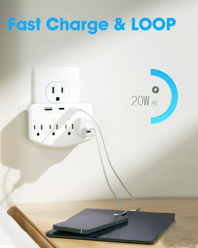 Alt view image 4 of 5 - Kestanlora Latest 4K Hidden Camera WiFi, Wireless Spy Cam Wall Outlet with Motion Detection, Loop Recording,No Audio Indoor Nanny Cameras for Home Security/Office