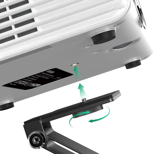 Alt view image 2 of 5 - KOGATA Project Mount, Mini Projector Stand, Ultra-Compact Folding Stand Easy Setup with 180-Degree Rotation,Mini Ceiling Wall Projector Mount Lightweight 295g