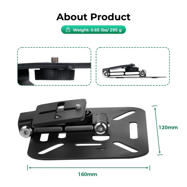Alt view image 3 of 5 - KOGATA Project Mount, Mini Projector Stand, Ultra-Compact Folding Stand Easy Setup with 180-Degree Rotation,Mini Ceiling Wall Projector Mount Lightweight 295g