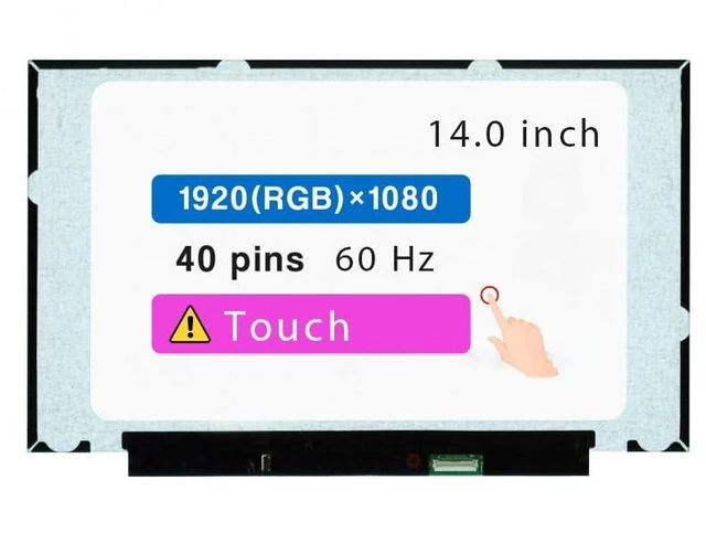 Main image of 14.0" Screen Replacement B140HAK03.2 R140NWF5 RA for Lenovo Thinkpad P14S T14 T14S Gen 1 Gen 2 LCD Display Panel 40 pins 60 Hz FHD 1920 * 1080 Touch (Not for Gen 3)