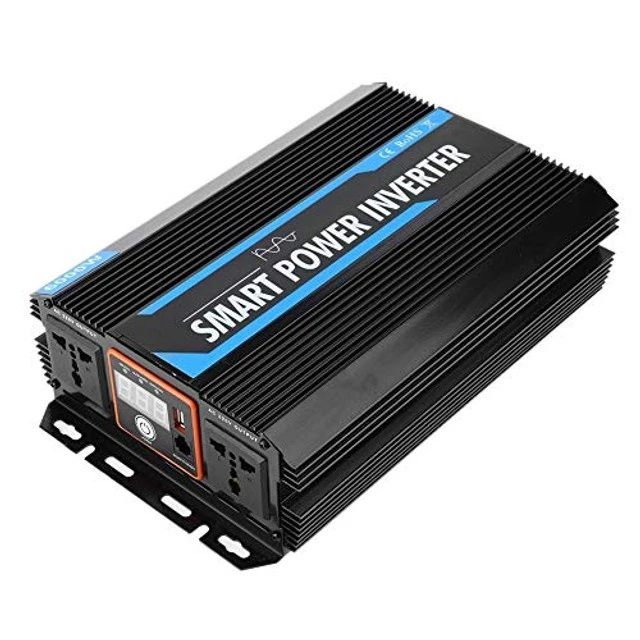 Alt view image 4 of 5 - Power Inverter 220,12V/24V Car Power Inverter,Inverter 12 to 220,Power Inverter,2000W 12V to 220V Pure Sine Power Voltage Inverter Transformer Auto Accessory