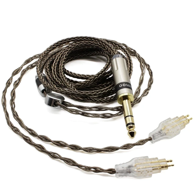 Alt view image 3 of 5 - Youkamoo 1/4" 6.35mm Replacement Audio Upgrade Cable Compatible with Sennheiser HD650, HD600, HD580, HD58X, HD660S, HD660S2, HD6XX Headphones